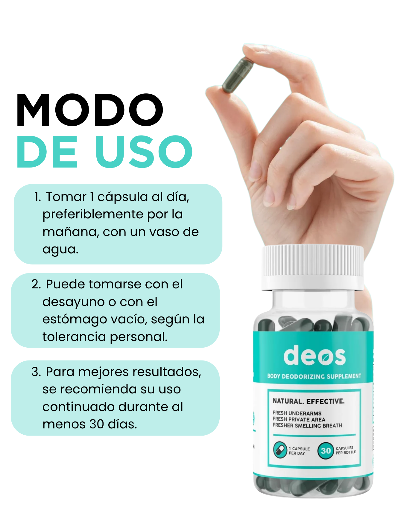 DEOS™ – SUPLEMENTO NATURAL CONTRA EL MAL OLOR