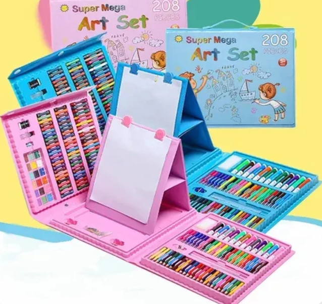 MEGA KIT DE ARTE 208PCS