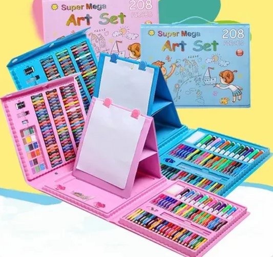 MEGA KIT DE ARTE 208PCS
