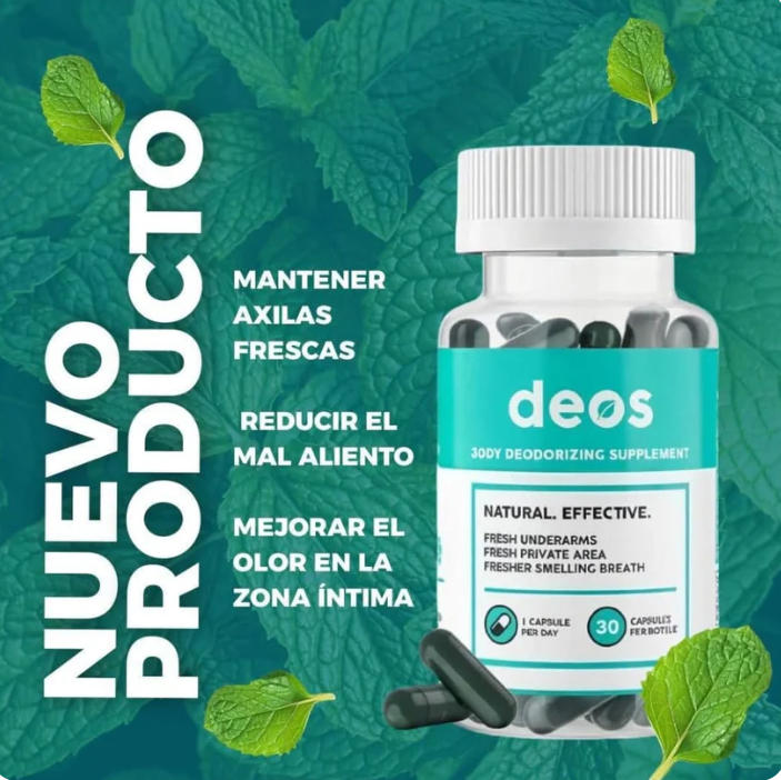 DEOS™ – SUPLEMENTO NATURAL CONTRA EL MAL OLOR