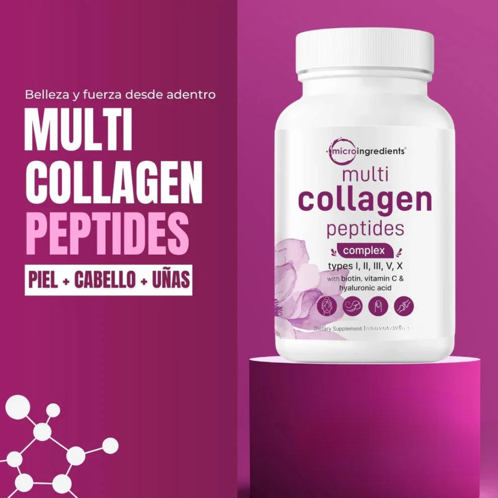 MULTI COLLAGEN PEPTIDES EN CÁPSULAS – APOYO TOTAL PARA TU BELLEZA Y MOVILIDAD